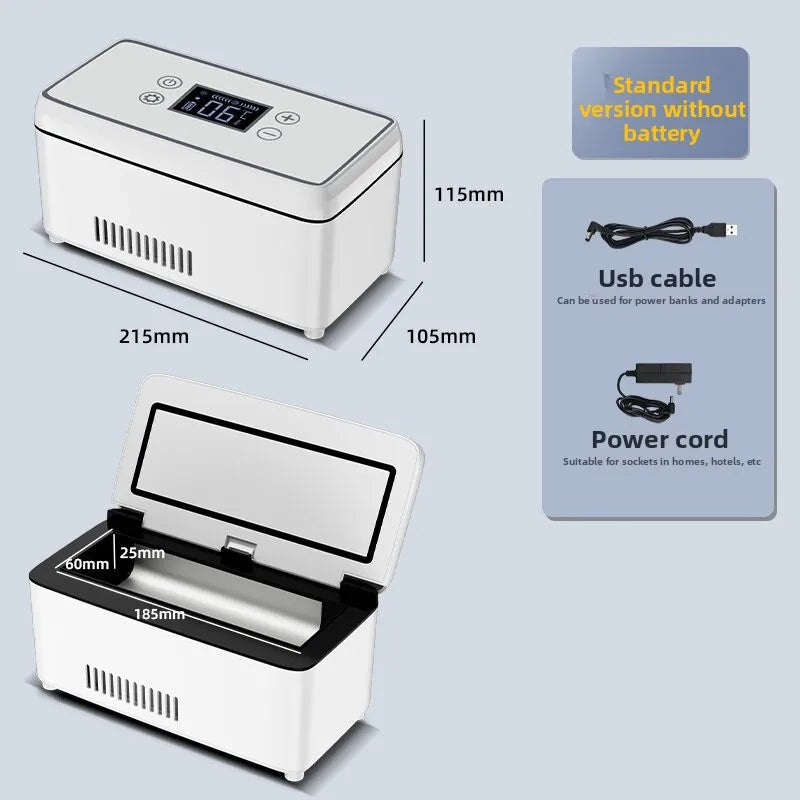 Insulated Peptide & Vial Travel Case