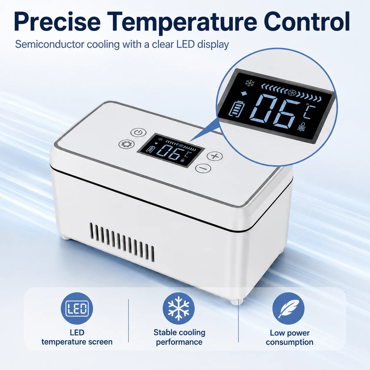 Insulated Peptide & Vial Travel Case