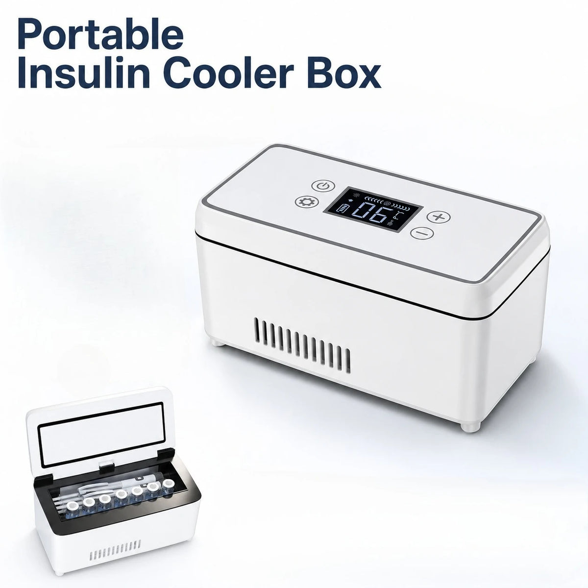 Insulated Peptide & Vial Travel Case