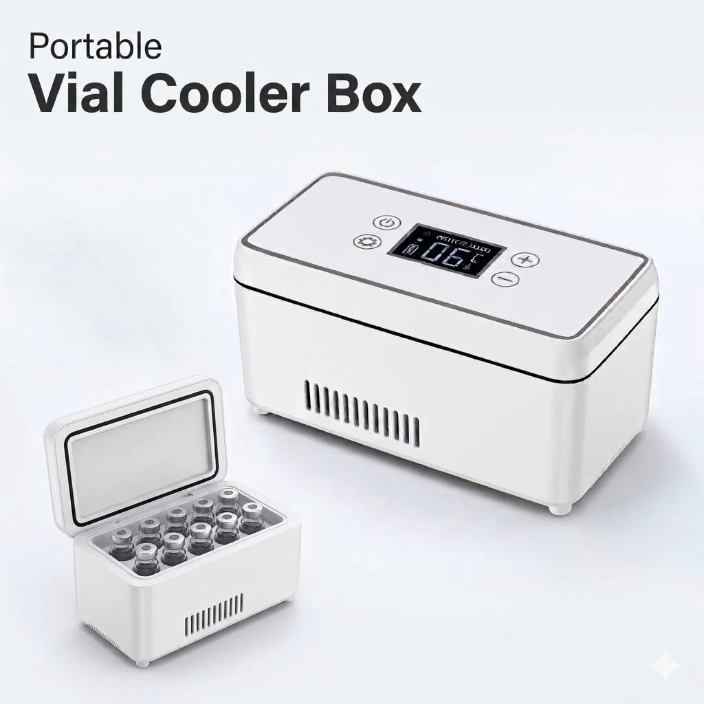 Insulated Peptide & Vial Travel Case